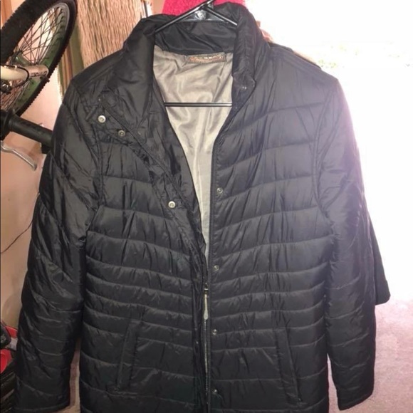 SOLD Tek gear long black coat - Picture 3 of 4